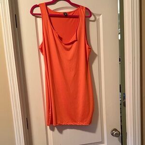 SHEIN Bold Orange Tank Top